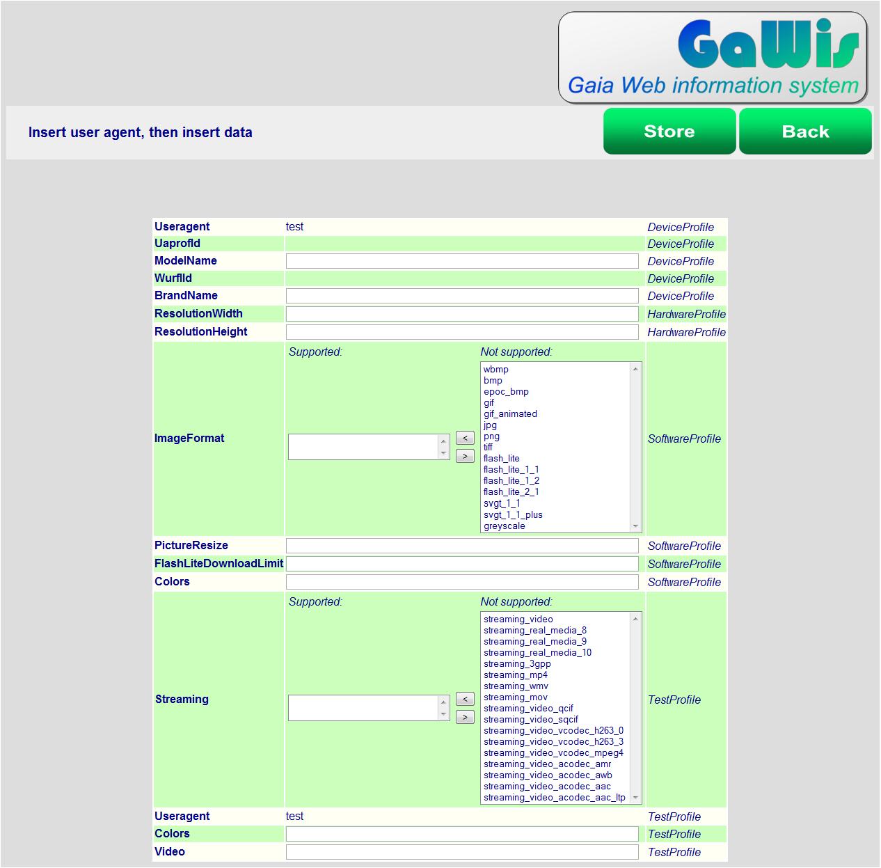 store devices from user's information (2)